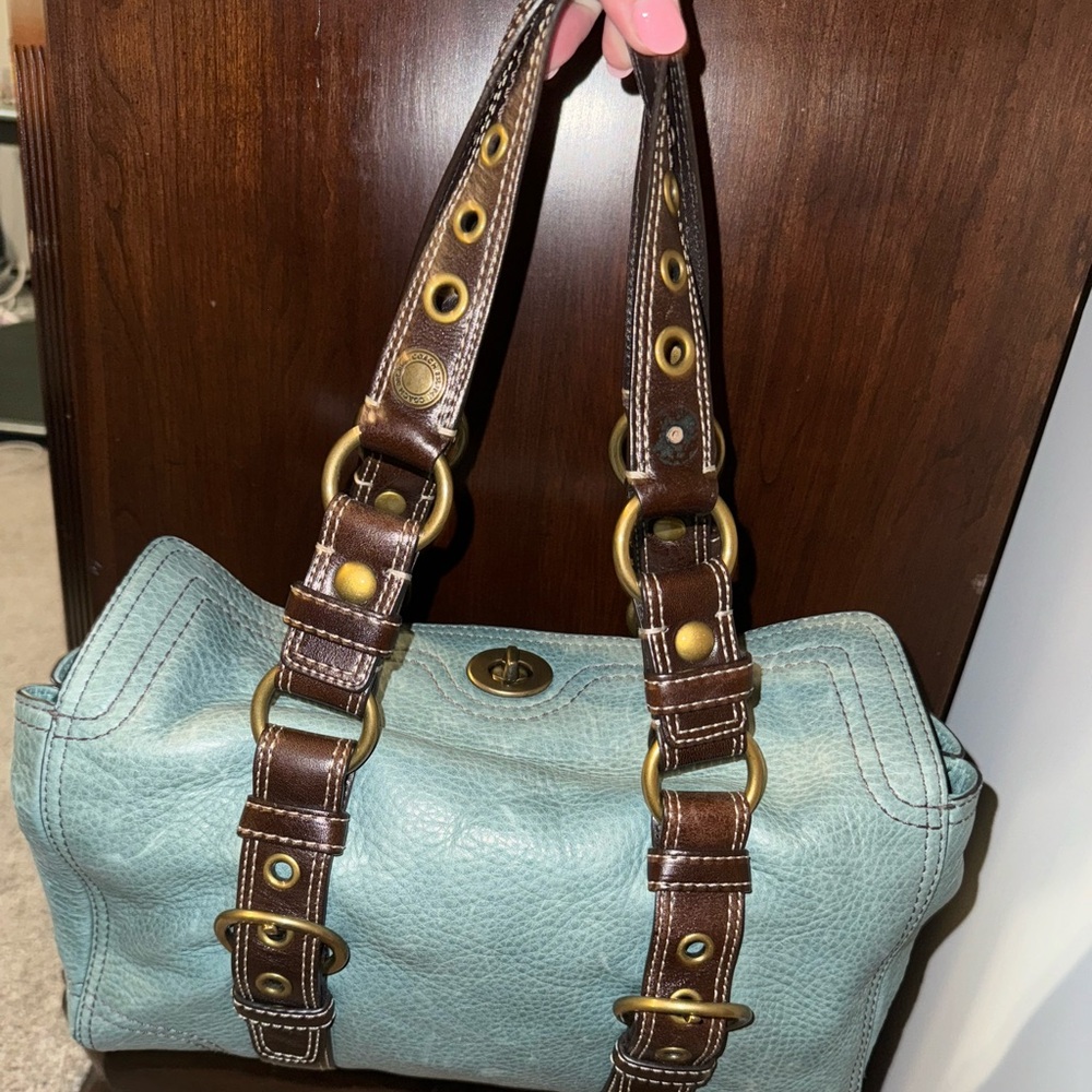 COACH NY Vintage Chelsea Turn Lock East West Shoulder Bag Tote